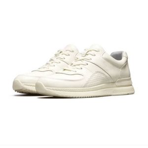 EVERLANE The Trainer Leather Sneaker Off White 8.5